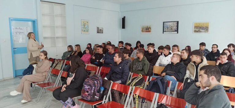 ΟΜΙΛΙΑ ΣΤΟ 13ο ΓΕΛ ΛΑΡΙΣΑΣ ΓΙΑ ΤΟΝ ΙΠΠΟΚΡΑΤΗ