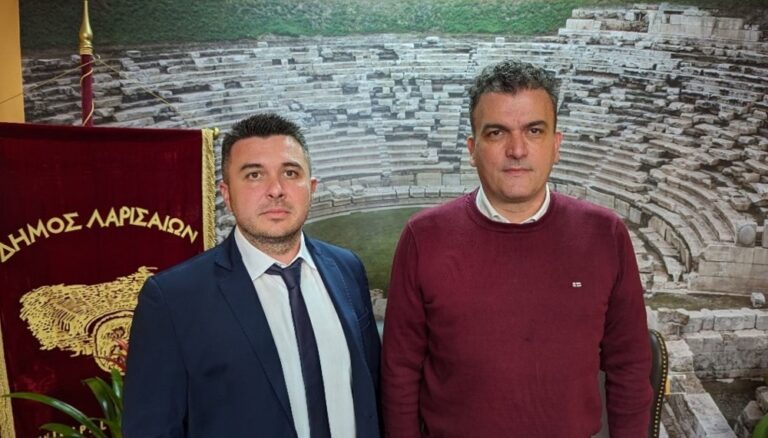 ΣΥΝΑΝΤΗΣΗ ΤΟΥ ΔΗΜΑΡΧΟΥ ΛΑΡΙΣΑΣ ΜΕ ΤΟΝ ΔΙΕΥΘΥΝΤΗ ΤΟΥ ΕΛΛΗΝΟ-ΙΤΑΛΙΚΟΥ ΕΠΙΜΕΛΗΤΗΡΙΟΥ