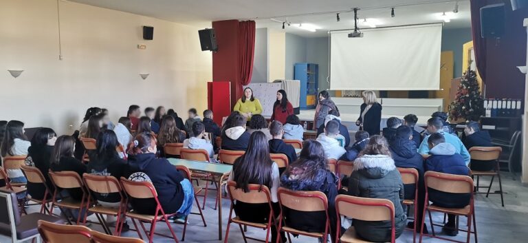 ΓΥΜΝΑΣΙΟ ΑΜΠΕΛΩΝΑ: ΒΙΩΜΑΤΙΚΟ ΕΡΓΑΣΤΗΡΙ ΜΕ ΘΕΜΑ ΤΗΝ «ΕΜΦΥΛΗ ΒΙΑ»