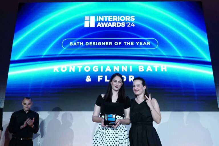 Σπουδαία διάκριση για την εταιρεία Kontogianni Bath & Floor στη Λάρισα: Bath Designer of the Year για το 2024