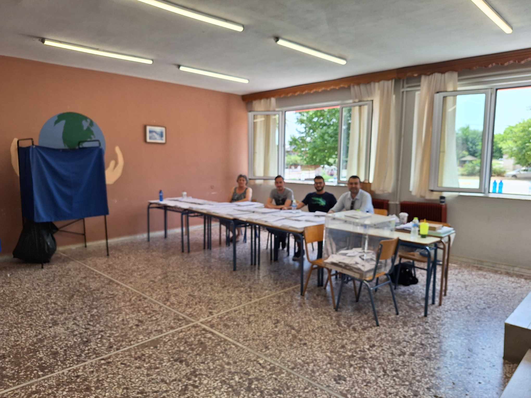 Η ροή των αποτελεσμάτων στο νομό Λάρισας