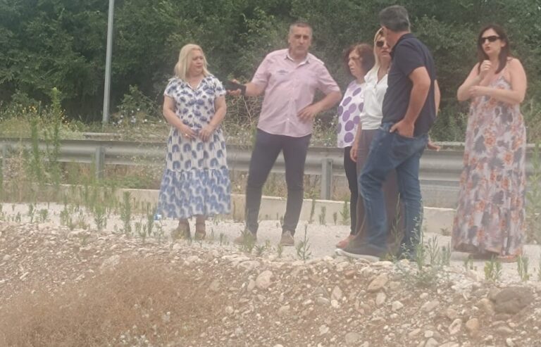 Αυτοψία του Περιφερειάρχη Θεσσαλίας Δημ. Κουρέτα στα χρηματοδοτούμενα από το ΕΣΠΑ οδικά έργα