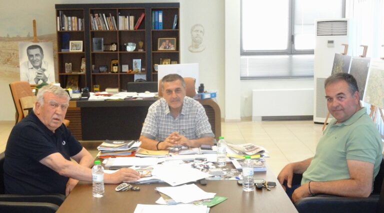 Συνάντηση εργασίας Θανάση Νασιακόπουλου και Δημήτρη Κουρέτα