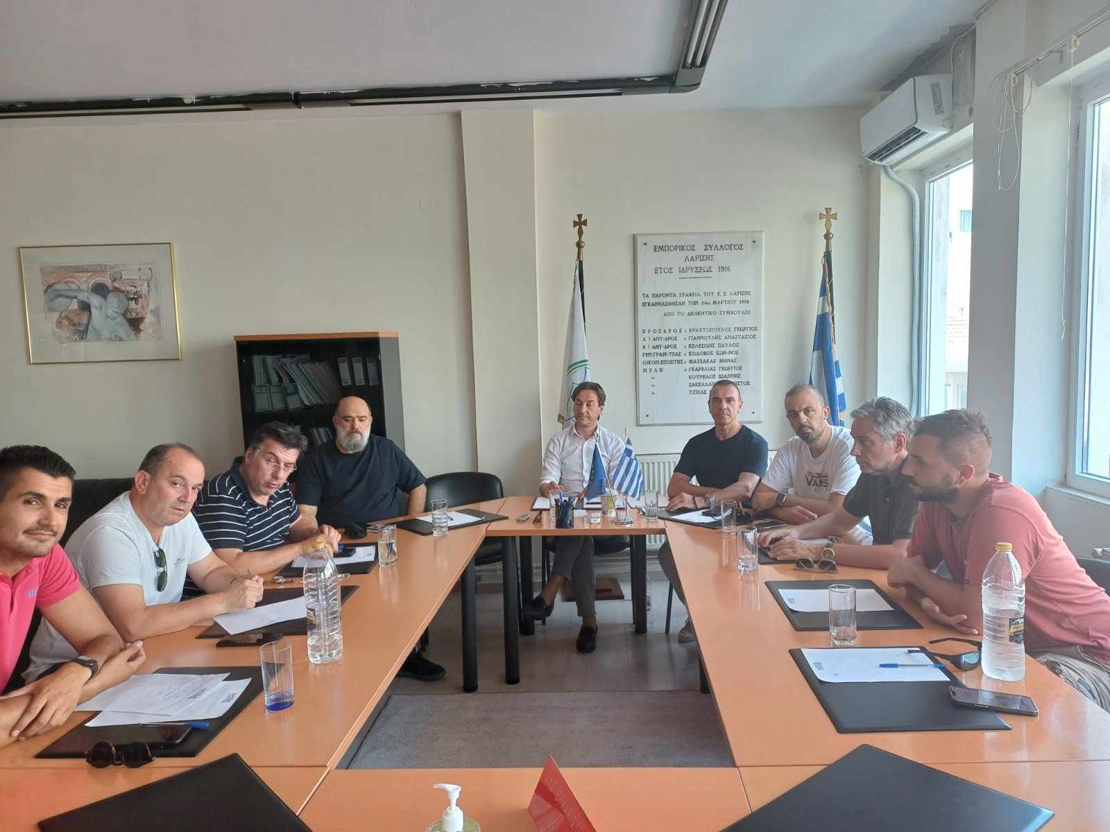 Επανεκλέχθηκε πρόεδρος στον Εμπορικό Σύλλογο Λάρισας ο Χαράλαμπος Παπαδόπουλος