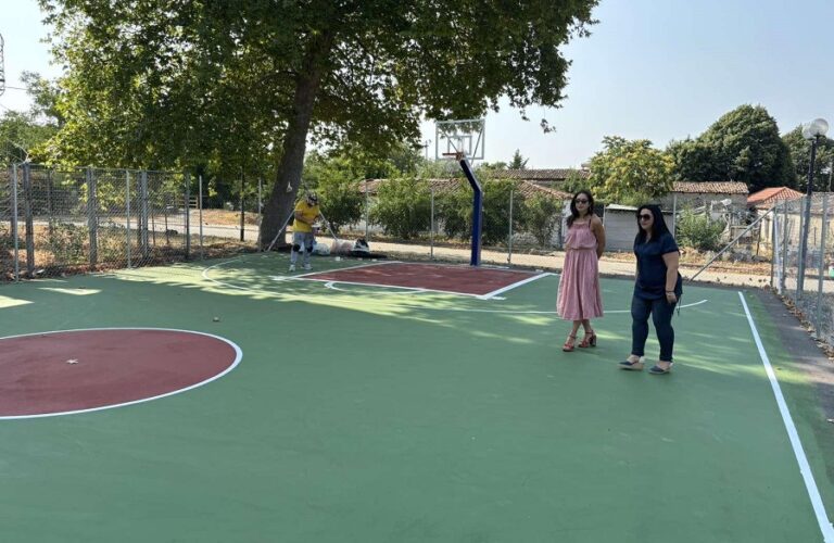 Γήπεδο μπάσκετ «στολίδι» απέκτησε η Ροδιά