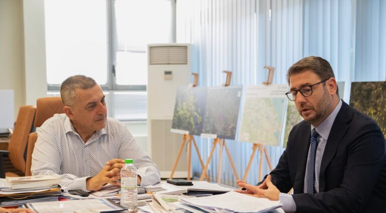 Συνάντηση του Περιφερειάρχη Δημήτρη Κουρέτα με τον Πρόεδρο του ΠΑΣΟΚ-ΚΙΝΑΛ Νίκο Ανδρουλάκη