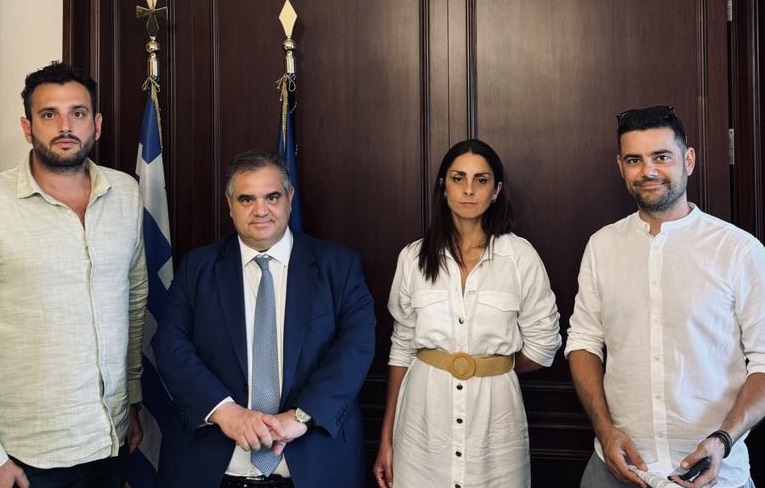 Με τον υφυπουργό Εσωτερικών Β. Σπανάκη συναντήθηκε ο δήμαρχος Τυρνάβου Στ. Τσικριτσής