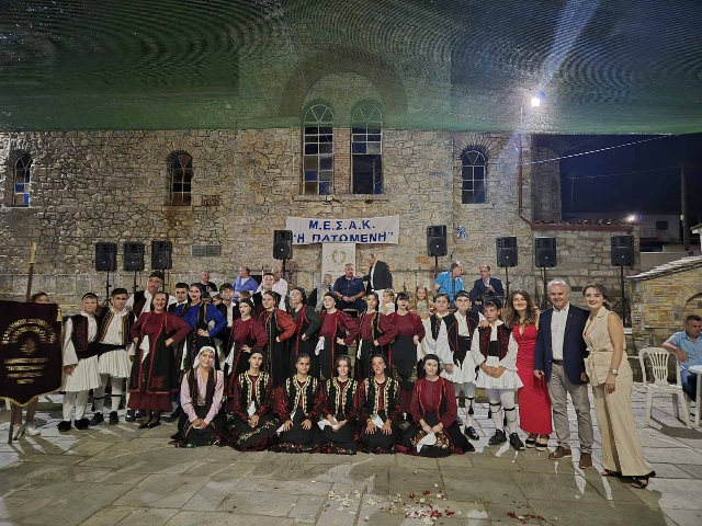 Στην ορεινή Καλλιπεύκη για το αντάμωμα ο Δήμαρχος Τεμπών Γ. Μανώλης