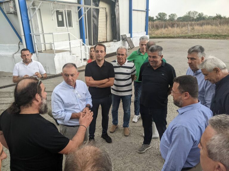 Στον Εβρο ο υφυπουργός, Χρήστος Κέλλας και ο ΓΓ, Γιώργος Στρατάκος, μετά την επιβεβαίωση 4 κρουσμάτων ευλογιάς σε πρόβατα