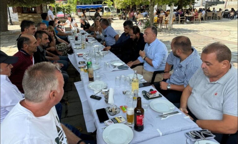 Στην Καλλιπεύκη ο Χρήστος Κέλλας