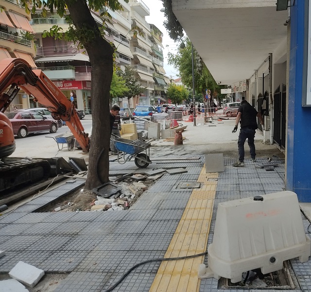 Από Μουρούζη έως Ηρώων Πολυτεχνείου συνεχίζονται τα έργα στην Ανθίμου Γαζή
