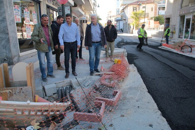 Συνεχίζονται τα έργα στο β’ τμήμα της οδού Μανωλάκη – Σε ισχύ προσωρινές κυκλοφοριακές ρυθμίσεις