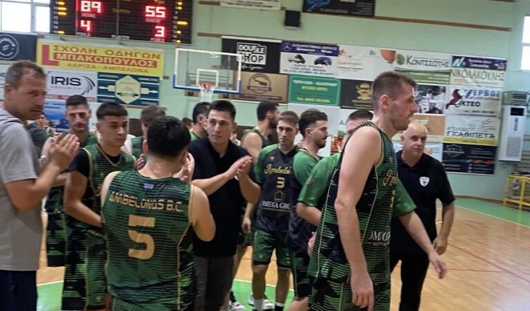 Σαρωτικός ο Γυμναστικός Σύλλογος Αμπελώνα στην πρεμιέρα του πρωταθλήματος της Α1 ΕΣΚΑΘ