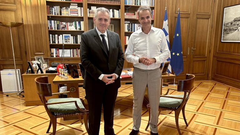 Συνάντηση με τον πρωθυπουργό στο Μέγαρο Μαξίμου είχε ο Μ. Χαρακόπουλος
