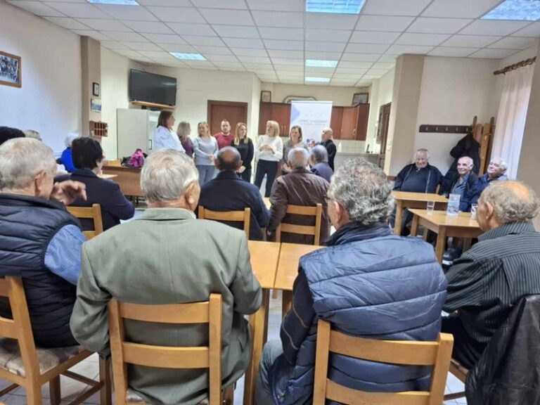Δήμος Ελασσόνας: Ενημέρωση και δωρεάν προληπτικός έλεγχος των ωφελούμενων των ΚΑΠΗ