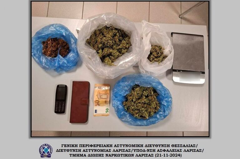 Συνελήφθησαν 2 κτηνοτρόφοι σε χωριό της Ποταμιάς Ελασσόνας για κατοχή χασίς
