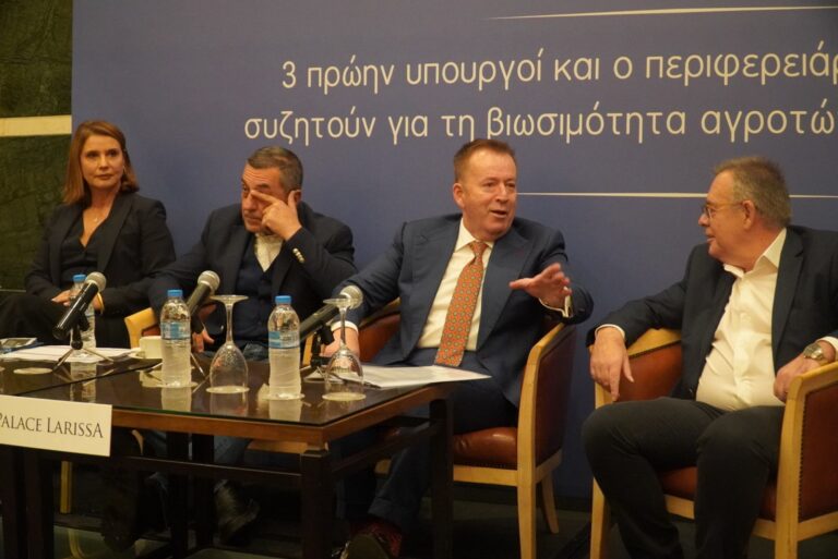 Τα δέκα βήματα για την ανασυγκρότηση του πρωτογενούς τομέα στη Θεσσαλία παρουσίασε ο Β. Κόκκαλης