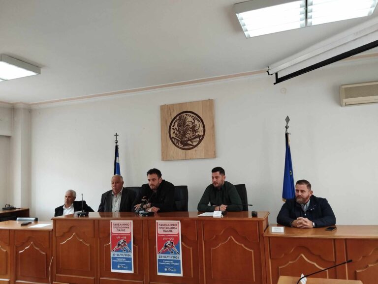 Κέντρο της πάλης ο Τύρναβος – Σήμερα και αύριο διεξάγεται το πανελλήνιο πρωτάθλημα U11 – U13