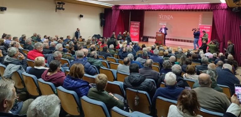 Μεγάλη συγκέντρωση του Π. Πολάκη χθες στη Λάρισα