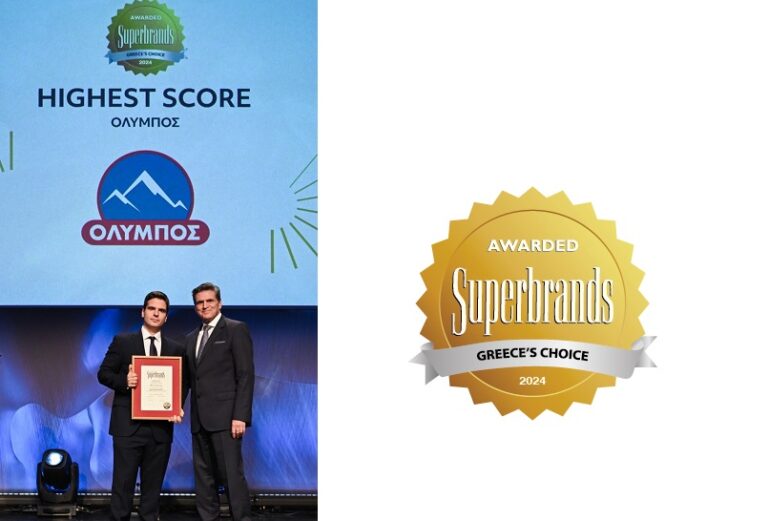 Η Όλυμπος διακρίθηκε ως κορυφαίο SUPERBRAND 2024
