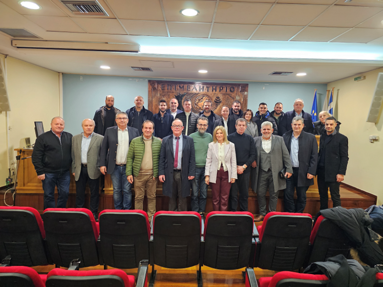 Σε φιλικό κλίμα η συνάντηση παλιού και νέου Δ.Σ. του Επιμελητηρίου Λάρισας