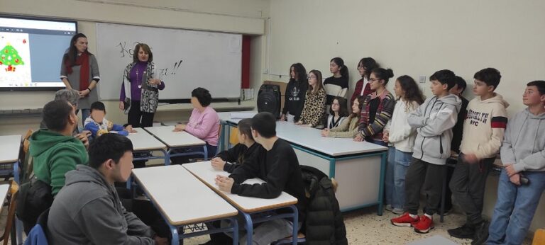 Μια διαφορετική και ιδιαίτερη δράση για την Παγκόσμια ημέρα Αμεα στο Πρότυπο Γυμνάσιο Λάρισας