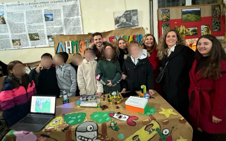 Οι Μαθητές του Δημοτικού Σχολείου Στομίου και η Ρομποτική στο Μουσείο Κάστανου