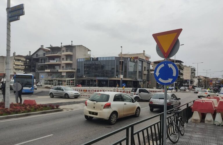 Λάρισα: Κατασκευάζεται κυκλικός κόμβος στη συμβολή των οδών Βόλου – Ηρ.Πολυτεχνείου – 23ης Οκτωβρίου