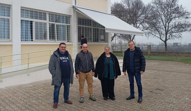 Επίσκεψη Αγορίτσα και Βλαχούλη στο Γυμνάσιο και Λύκειο Φαλάνης