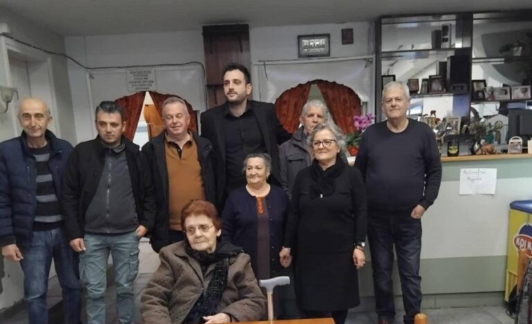 Το ΚΑΠΗ του Αμπελώνα επισκέφθηκε σήμερα ο δήμαρχος Στ. Τσικριτσής