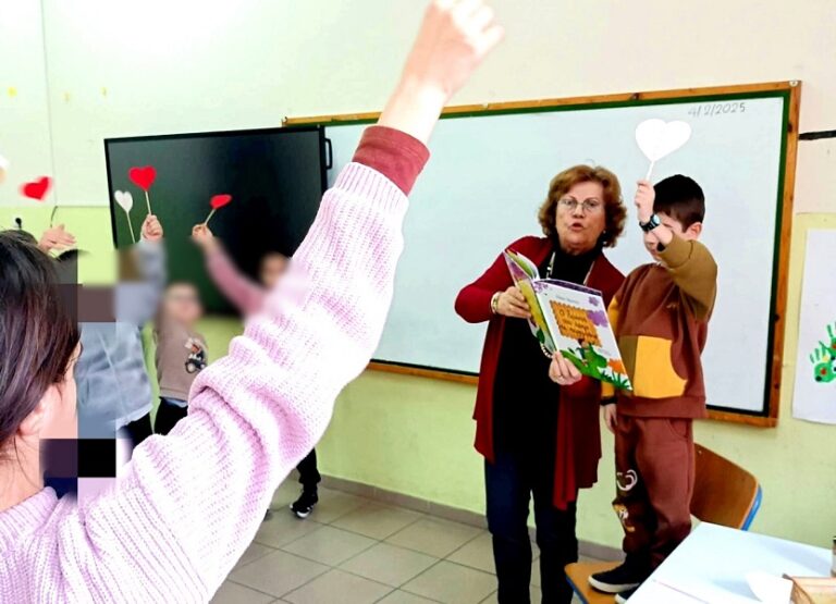 «Ο δράκος που έφαγε τα παραμύθια», της Ευδοκίας Ποιμενίδου, παρουσιάστηκε στο Δ.Σ. Σκοτίνας