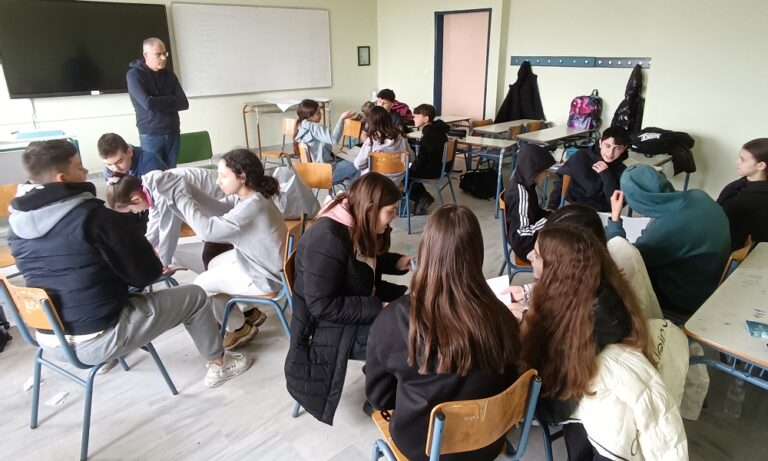 Βιωματική Δράση στο Γυμνάσιο Αμπελώνα