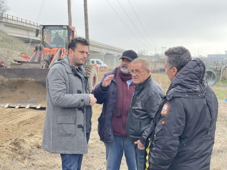 Έργα 2,5 εκ. € στην ανατολική επέκταση  για την αντιπλημμυρική θωράκιση του Τυρνάβου