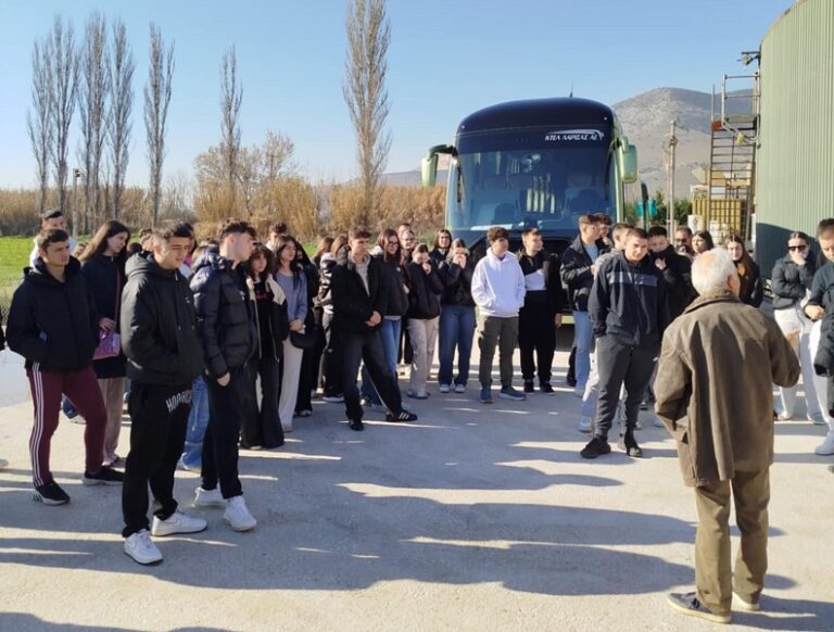 Διδακτική επίσκεψη της Β’ τάξης του ΓΕΛ Τυρνάβου στο «ΒΙΟΑΕΡΙΟ ΑΦΟΙ ΣΕΪΤΗ Α.Ε.»