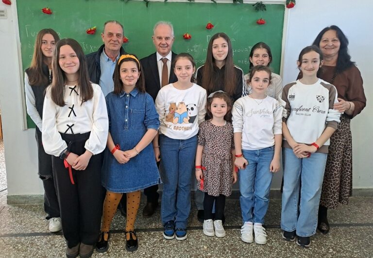 Ο Δήμαρχος Τεμπών κ. Γιώργος Μανώλης στις εκδηλώσεις για την Παγκόσμια Ημέρα της Γυναίκας