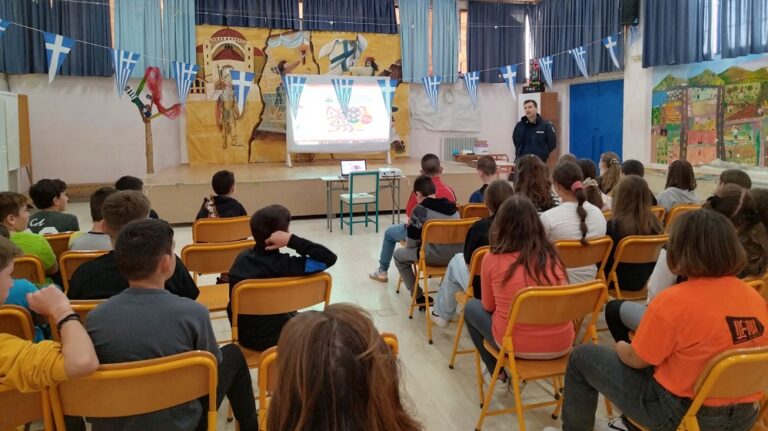 Μαθητές του 3ου Δ.Σ. Αμπελώνα ενημερώθηκαν για την Οδική Ασφάλεια