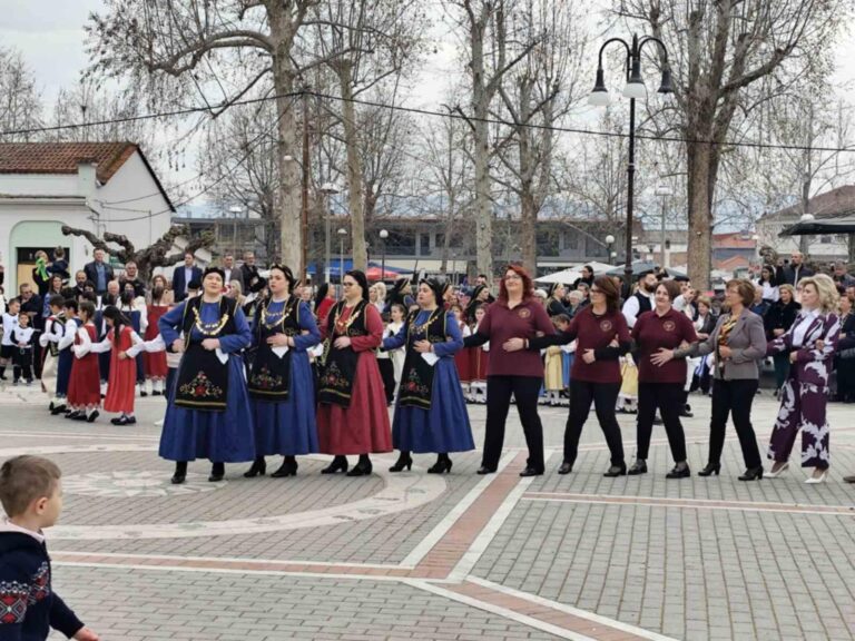 Δείτε φωτορεπορτάζ από την εμφάνιση χορευτικών μετά την παρέλαση στον Αμπελώνα