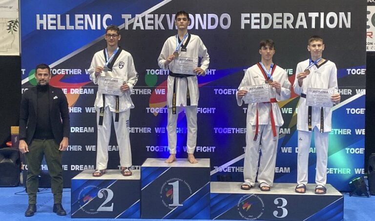 Στην κορυφή της Ελλάδας ο Θεόδωρος Κωνσταντάς στο Σχολικό Πρωτάθλημα ΤΑΕ ΚΒΟ ΝΤΟ Λυκείων