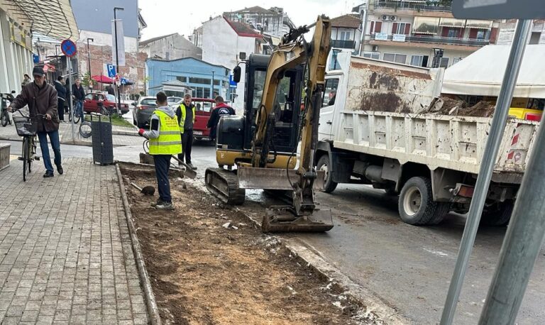 Σε εξέλιξη έργα σε αστικές υποδομές του δήμου Τυρνάβου