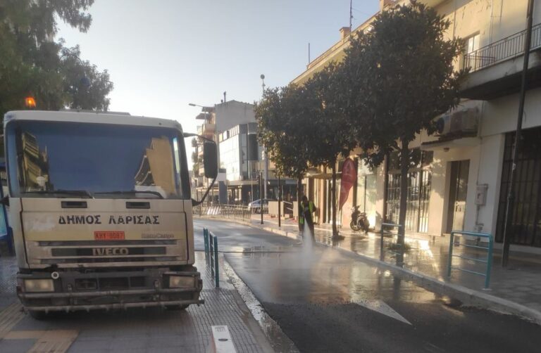 Δήμος Λαρισαίων: Εργασίες πλύσης στις οδούς Αγιάς και Μητροπούλου, αύριο, Τρίτη