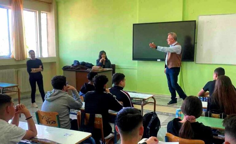 Ο «Ρέκτης» στο 11ο Γυμνάσιο Λάρισας