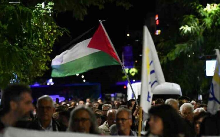 Στη σημερινή συγκέντρωση για την Παλαιστίνη στη Λάρισα οι εργαζόμενοι στους δήμους