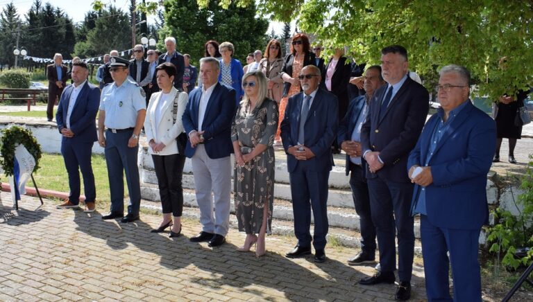 Τιμήθηκαν οι εκτελεσθέντες από τα στρατεύματα κατοχής στην τοπική κοινότητα Δοξαρά