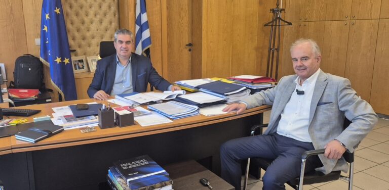 Συνάντηση του δημάρχου Τεμπών με τον Γ.Γ. Υποδομών για κρίσιμα ζητήματα υποδομών της περιοχής