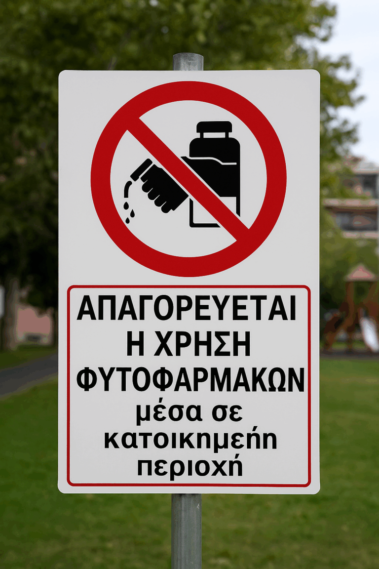 Η χρήση φυτοφαρμάκων σε κατοικημένες περιοχές: Νομοθεσία, ουσίες υπό αμφισβήτηση και σύγχρονες τάσεις