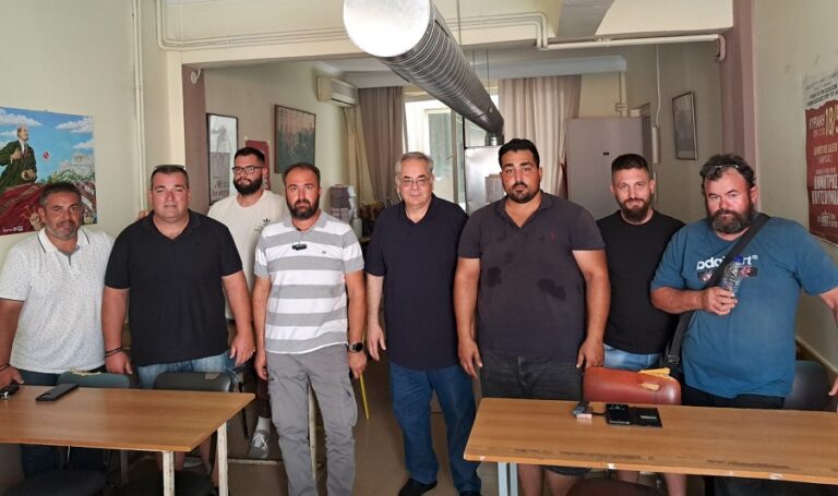 Συνάντηση του Γιώργου Λαμπρούλη με αγρότες του Δήμου Κιλελέρ