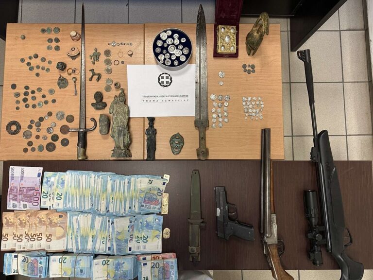 Η επίσημη ανακοίνωση της Αστυνομίας για την μεγάλη υπόθεση αρχαιοκαπηλίας
