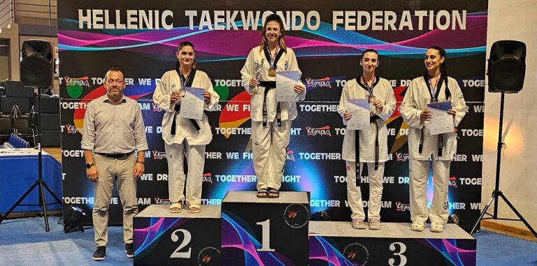 Χρυσή Πρωταθλήτρια Ελλάδος η Ειρήνη Ντόβα στο Πανελλήνιο Πρωτάθλημα Ταεκβοντό Νέων!