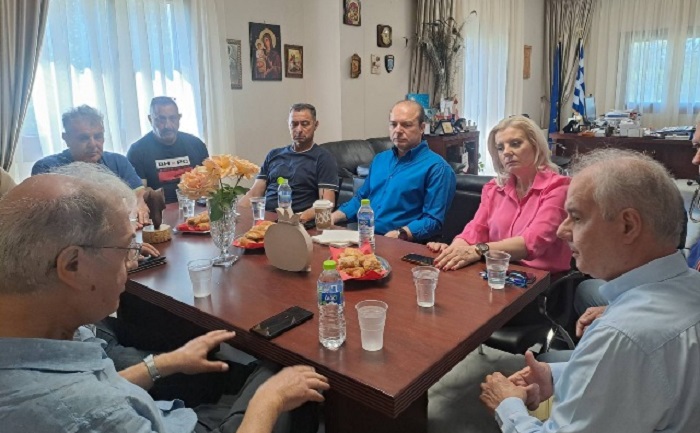 Επίσκεψη μελών της Διοίκησης του ΟΔΥΘ ΑΕ στον Δήμο Τεμπών