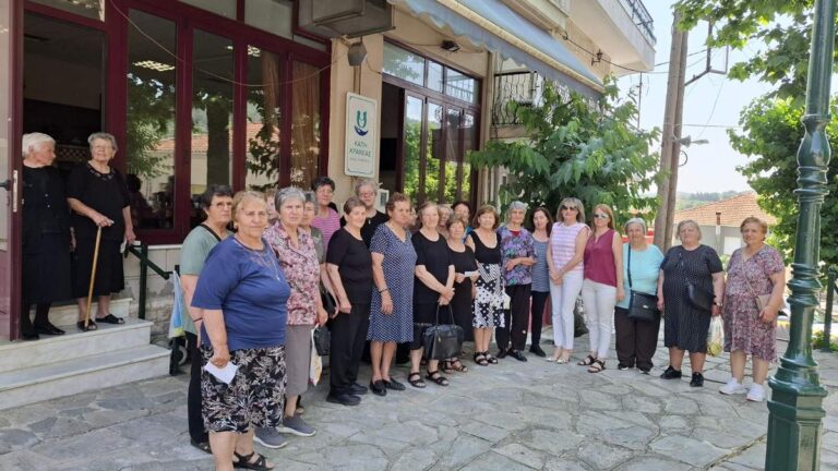 Επισκέψεις της Αντιδημάρχου Κοινωνικής Πρόνοιας δήμου Ελασσόνας στα ΚΑΠΗ